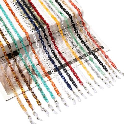 China 2021 new acrylic resin necklace chain eyewear hot eyewear decorative chain fashion accessories for sale