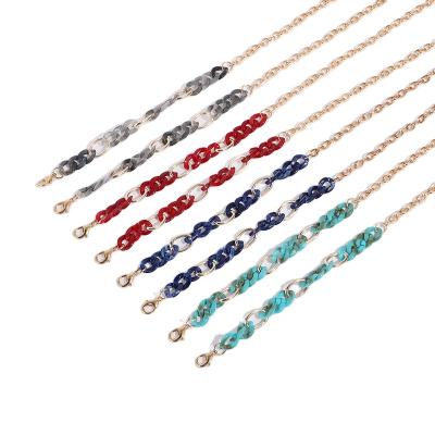 China Wholesale Eco-Friendly Glasses Chain Ring Non Slip Connector Masking Glass Eye Chain Glasses String Holder Eyeglass Chains for sale