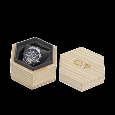 China Wholesale Luxury Luxury Storage and Classic Elegant Vintage Watch Box Packaging Lid-Base Pine Wood Cases for sale