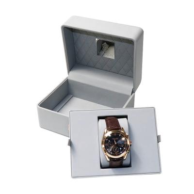 China 2022 Fashionable High Grade Gift Box Watch Customs PU Leather Watch Case Boxes Wholesale Price Storage Box for sale