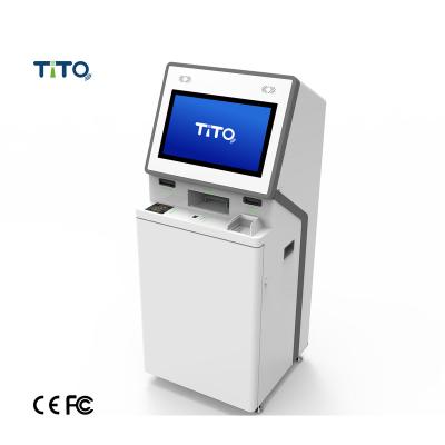 Cina Bank Financial Equipment Self-service Smart Teller Card Dispensing Kiosk Bank Self-service Card Issuing Machine in vendita