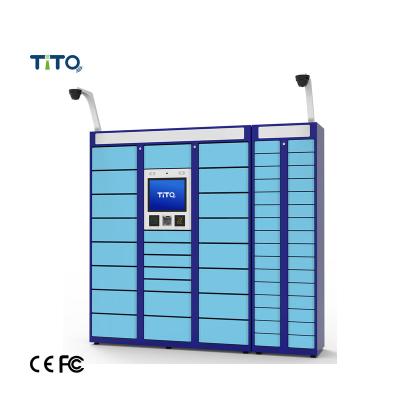 China Home Office Building Supermarket Smart Card Storage Locker Intelligent Parcel Locker for sale