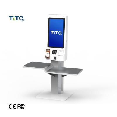 China Custom Touch Screen Self Service Information Display Kiosk Touch Self Checkout Kiosk Machine For Supermarket / Shopping Mall for sale