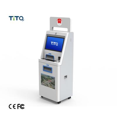 China Government Ticket and Top up Kiosk Interactive Touch Screen Multi Function Display Equipment for sale