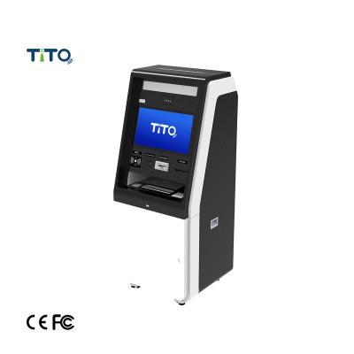 China Floor Stand Self Service Kiosk For Government With NFC QR Code Card Reader And Touch Screen for sale