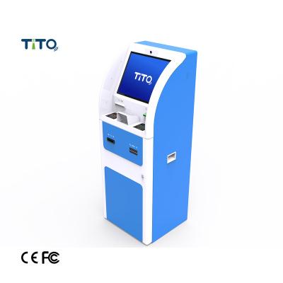 China ATM Kiosk Top up Smart Payout cash payment Kiosk Machine Banking Touch Screen Terminal Cash Recycler for sale