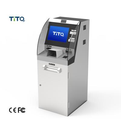 China Cash Dispensing And Deposit Atm Self Service Payment Terminal Digital Signage Kiosk Machine Atm Bank for sale