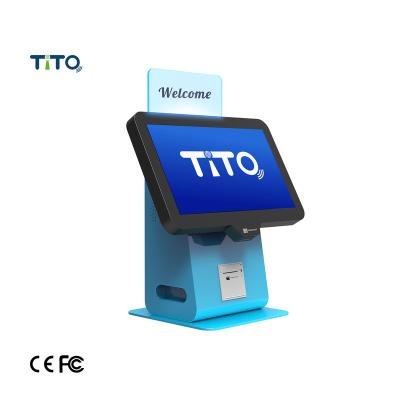 Chine Self Order Ticket Machine Touch Screen Information Queue Management Ticket Print Kiosk à vendre