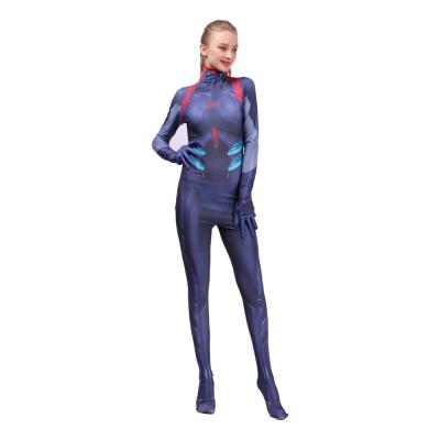 China Eva Asuka Jumpsuit Adults Kids Test Jumpsuits Zentai Suit Halloween Asuka Langley Soryu Mari Rei Ayanami Costume Anime Cosplay Halloween Cosplay for sale