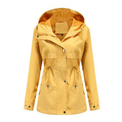 China New ZHANBO Sustainable Anorak Hooded Outerwear Design Back Outdoor Jackets Women's Coats Raincoat for sale