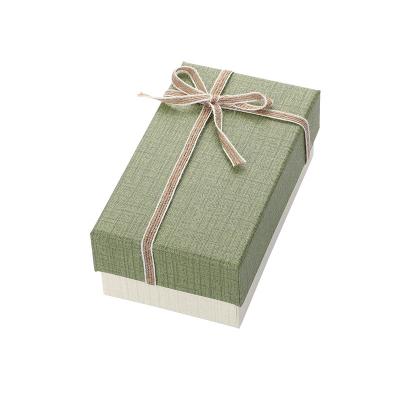 China Recycled Materials Best Selling Simple Solid Color Perfume Gift Box Valentine's Day Jewelry Exquisite Gift Box for sale