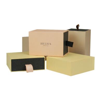 China Recycled Materials Wholesale Customized Pull-Down Exquisite Packaging Gift Box Jewelry Drawer Box Perfume Packaging Box for sale