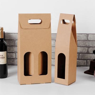 China Factory Manufacture Recyclable Various Paper Wine Gift Box Red Wine Box Red Wine Bottle Packaging Box for sale