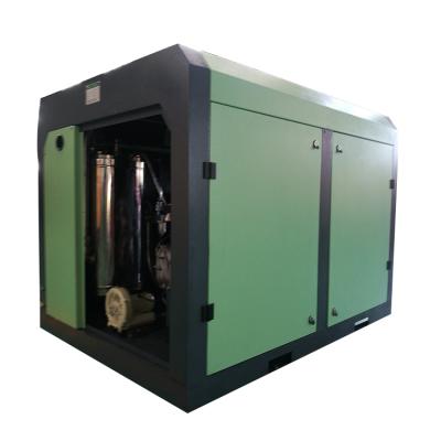 China Factory 75kw 100hp oil free china silent screw air compressor for power plants for sale