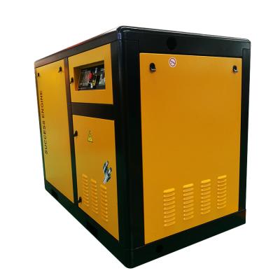 China Lubricated Variable Screw Energy Saving Air Compressor For Spray Painting for sale