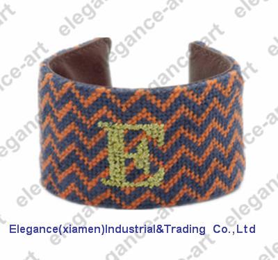 China Needlepoint canvas customize needlepoint bracelets for sale