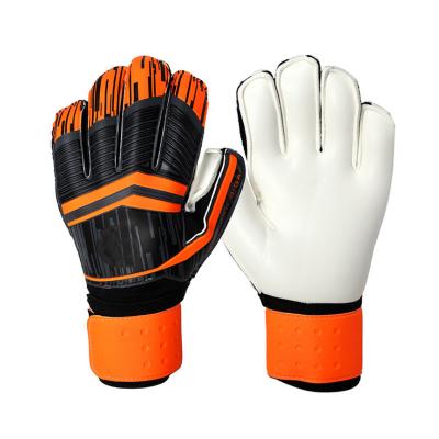 China Custom Goalkeeper Safety Logo Professional Soccer Goalkeeper Gloves With Finger Guard Soccer Gloves for sale