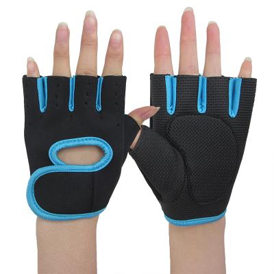 China Custom Anti-Slip Gym Gloves Neoprene Fitness Weightlifting Half Finger Workout Gloves for sale