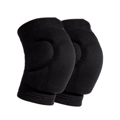 China Adjustable Elasticity Breathable Volleyball Dancing Knee Pads Extra-Thick Thicken Sponge Knee Support for sale