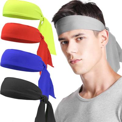 China Adjustable Elasticity Breathable Breathable Head Link Sports Running Headband Tennis Basketball Headband for sale