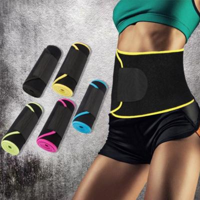 China Women Neoprene Body Shaper Adjustable Sport Fitness Waist Trainer Slimming Belt for sale