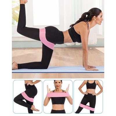 China High Elasticity Body Shaping Slimming Anti-Slip Hip Exercise Resistance Band for sale