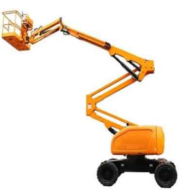 China Easy Operation Safety Convenience Hydraulic Aerial Work Mobile Hinged Crank Platform Single Control Lift Self Propelled Fruit Picking Arm Lift for sale