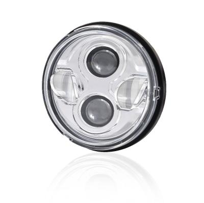 China 5.75 Inch Round Low PC Lens Beam Led Spot Beam Light Motorcycle Headlight for sale