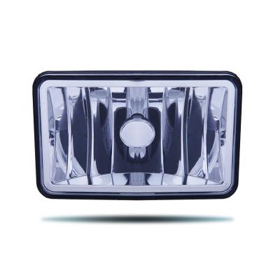 China PC Lens 4x6 Inch Clear PC Lens Square DOT Low Beam Auto Car Headlight LED Headlight Truck Trailer for sale