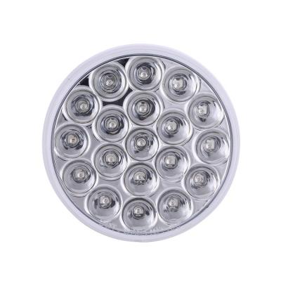 China 4 PC Lens Clear Lens Round 19 LED DOT Side Marker Stop Turn Truck Trailer Tail Light for sale