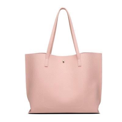 China High quality Amazon hotsale women tote tassel bag single shoulder bag large capacity PU handbag for sale