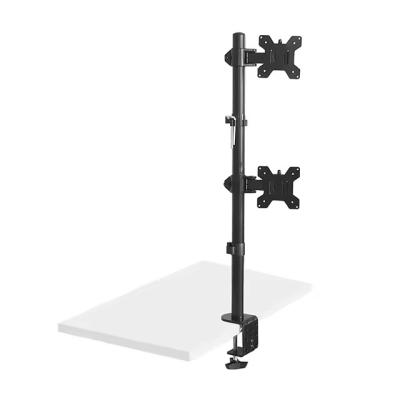 China Steel Steel Articulating Monitor Arm Desk Monitor Mount Stand for 17-32 inches Monitors for sale