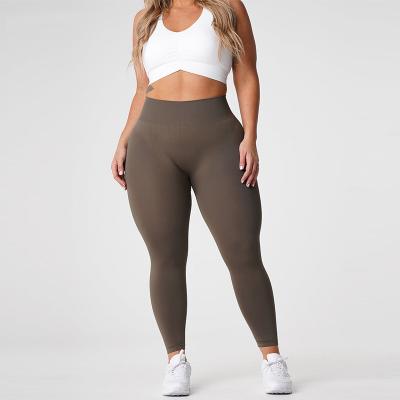 China Breathable Olive Solid Seamless Leggings NVGTN Xs Size for sale