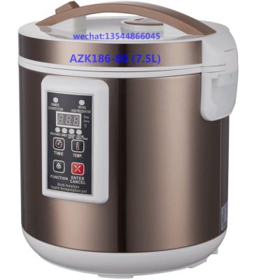 China AZK186-80 High Efficiency Lab Fermenter Bread Fermentation Tank Black Garlic Fermenter 8l Pot for sale