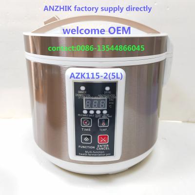 Chine AZK115-2 High Efficiency Fermentation Pot Korean Black Garlic Fermenter 5L Black Garlic Function Pot à vendre