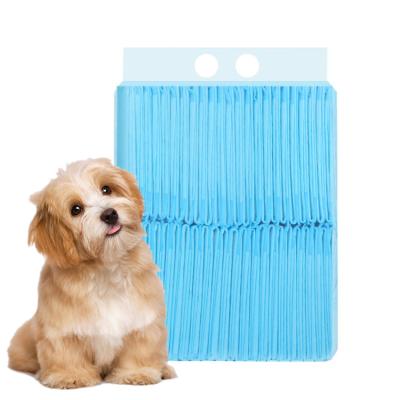 China Ezycare Nonwoven Stored Pet Urine Pads Biodegradable 5-Layer Pet Underpad Large Size Pet Training Pads for sale