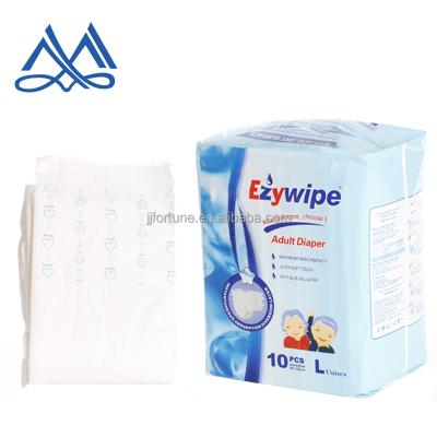 China Disposable adult diapers printed with cotton surface good absorbency adult diaper pants for hospital for sale