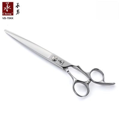 China Cutting Scissors Cheng VB-70KK Japanese Steel Hairdressing 7inch Barber Scissors Cutting Over Comb for sale