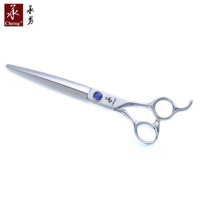 China Cheng RF-70T 7inch Barber Scissors Handmade Hair Cutting Cutting Scissors with 1/2 Sword Blade Salon Shop Tool for sale