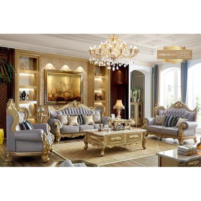 China (Size) Factory Supply Nice Price New Adjustable Luxury Classic Sofa 4 Set Living Room Furniture for sale