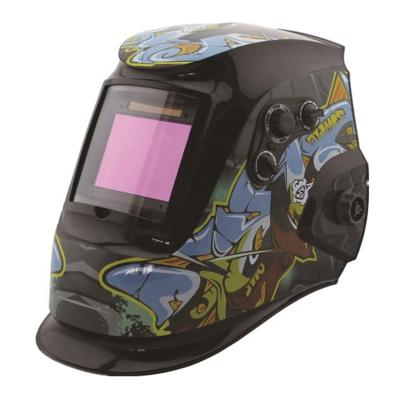 China High Quality Long Lasting Time Full Time Unique Custom Art Decal Face Shield Welding Helmets for sale