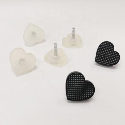 China Durable PVC Heart High Heel Protector Plastic Heel Tips for sale