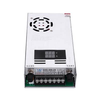 China Laboratory/CCTV Camera/3D Printer Factory Price DXS-500-24 24v 48v 500w DC to AC Digital Display Adjustable Voltage Power Supply for sale