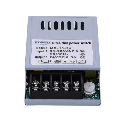 China Low Power Consumption 10w 24v Ms-10-24 Small Size Ultrathin DC to AC Switching Power Supply for Led Display Screen for sale