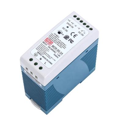 China Low Power Consumption Item Mdr-60 DC Din Rail 60w 24v Smps 5v 10a 12v 5a 24v 2.5a Hot Changing Power Supply For Led for sale