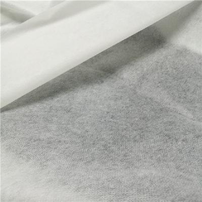 China 100% Polyester Fusible Non Woven Fusible Interlining Fabric For Garment Working Materials for sale