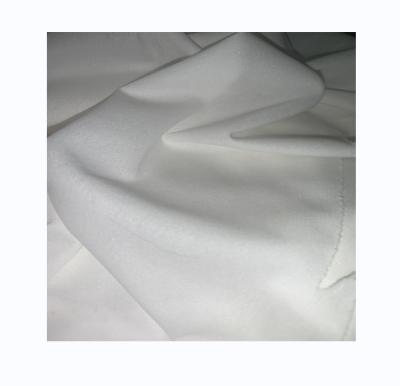 China Fusible 100% Recycled Polyester Working Materials Woven Fusible Interfacing Fabric For Suits And Coats for sale