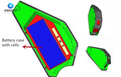 中国 エンデュランス 電気 E のバイクのための電気 48v 60v 72v の電槽 販売のため