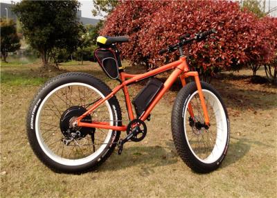 China High Speed 1000W Electric Fat Bike 26 x 4.0 Fat Tyre Bicycle With Comfort Saddle for sale