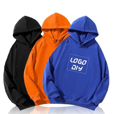 China Custom logo thick sweater printing Anti-wrinkle autumn and winter embroidery cotton tops long sleeve hoodie for sale